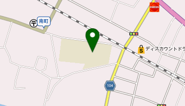 南小学校グラウンドの地図画像