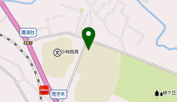 小林中学校体育館の地図画像