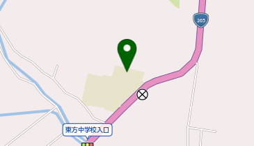東方小学校体育館の地図画像