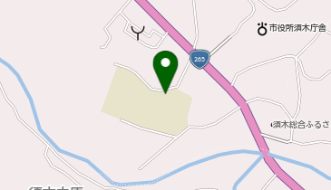 須木中学校体育館の地図画像