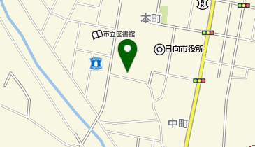 日向市武道館の地図画像