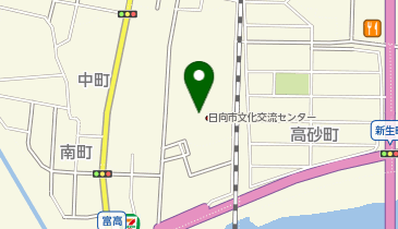 日向市文化交流センターの地図画像