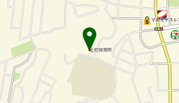 上町保育所の地図画像