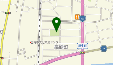 高砂街区公園の地図画像