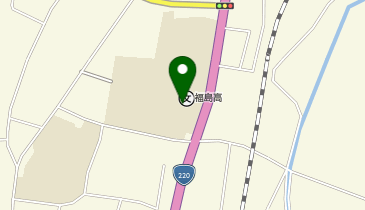 福島高校の地図画像