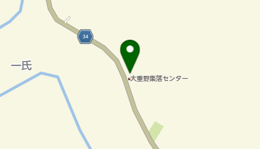 大重野集落センターの地図画像