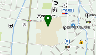 妻中学校の地図画像
