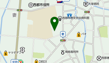 西都市公民館の地図画像