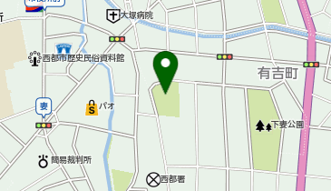 西都市児童館の地図画像