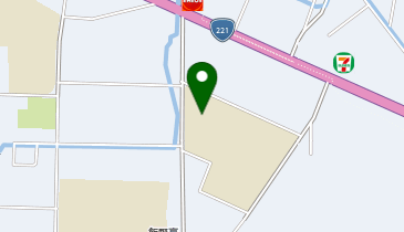 飯野中学校体育館の地図画像