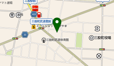 三股町体育館の地図画像