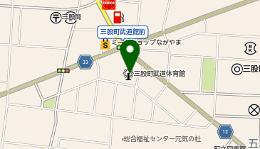 武道体育館の地図画像