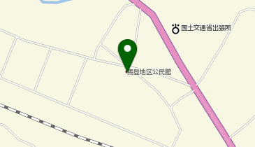 馬登地区公民館の地図画像