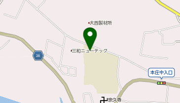 国富町立本庄中学校体育館の地図画像