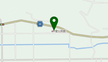 中堂公民館の地図画像