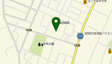 高鍋町中央公民館の地図画像