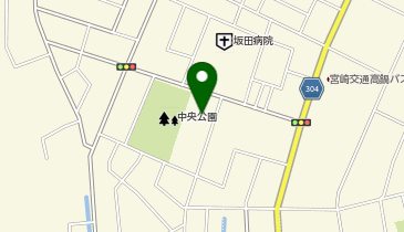 高鍋町体育館の地図画像