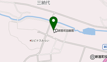 新富町総合交流センターきらりの地図画像