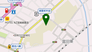 富田小学校(運動場及び講堂)の地図画像