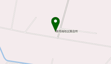 新馬場地区集会所の地図画像
