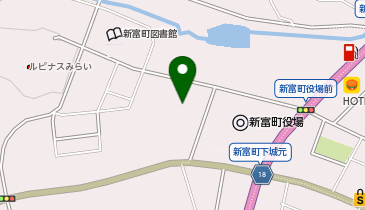 新富町福祉学習等共用施設の地図画像