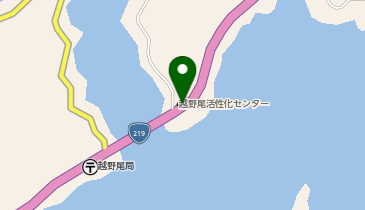 越野尾活性化センターの地図画像