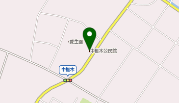 中椎木公民館の地図画像