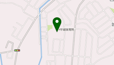 平城保育所の地図画像