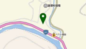 諸塚村福祉館の地図画像