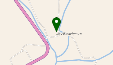 小又集会センターの地図画像