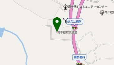 高千穂町武道館の地図画像