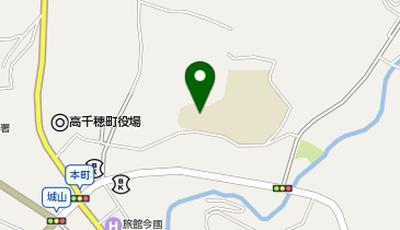 高千穂小学校体育館の地図画像