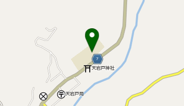 岩戸小学校体育館の地図画像