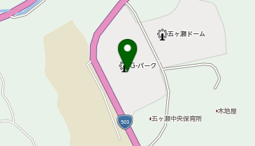 五ヶ瀬町Gパークの地図画像