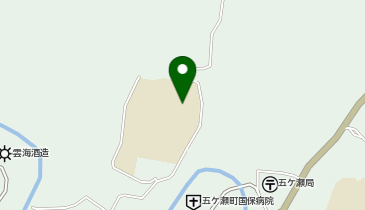 五ヶ瀬中学校の地図画像