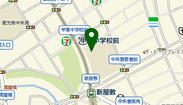 甲東中学校の地図画像