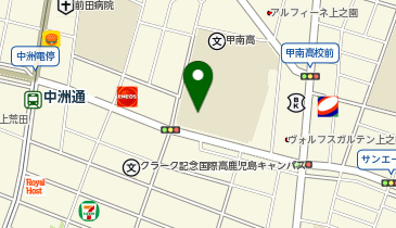 甲南高校の地図画像