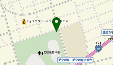 西原地区学習センターの地図画像
