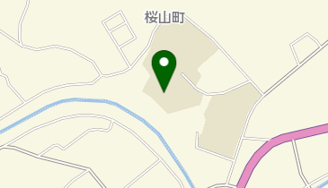 桜山中学校の地図画像
