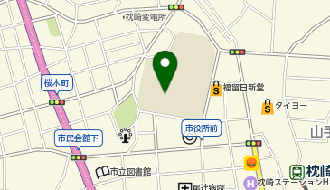 枕崎小学校の地図画像