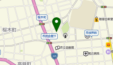 枕崎市市民会館の地図画像