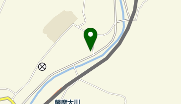 大川地区公民館の地図画像