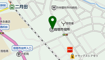 指宿市役所の地図画像
