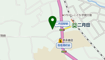 柳田校区公民館の地図画像