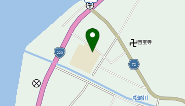 牛根小学校体育館の地図画像