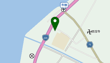 牛根地区公民館の地図画像