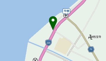 垂水市消防署牛根分遣所の地図画像