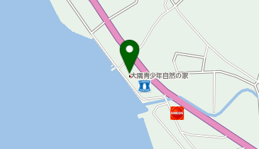 国立大隅青少年自然の家新城海の家の地図画像
