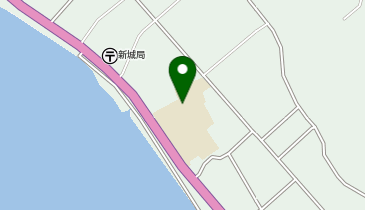 新城小学校体育館の地図画像