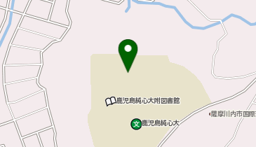 鹿児島純心大学の地図画像